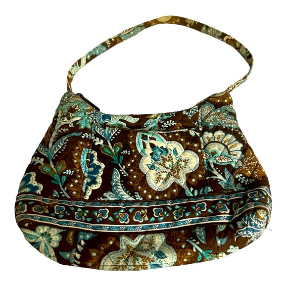 Vera Bradley Java Blue retired design smaller Molly handbag - Picture 2 of 5